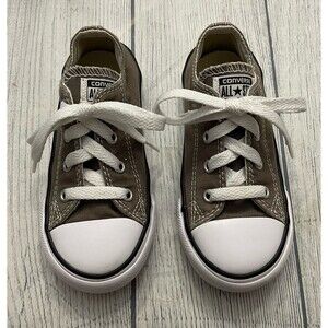 Taupe Tan Converse All Stars Toddler Shoes, Size 9
